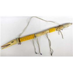 Native American Beaded Decorative Flute