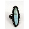 Image 1 : Navajo Sterling Turquoise Ring, Size 5