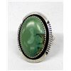 Image 1 : Native American Sterling Turquoise Ring, Size 6.5