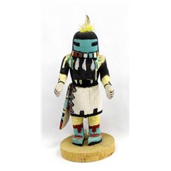 Old Style Zuni Long Beard Kachina by Ben Seciwa