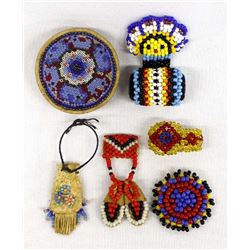 6 Pieces of Beaded Miniatures