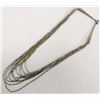 Image 3 : Navajo Liquid Silver Multi-Strand Necklace