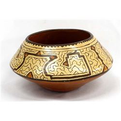 Vintage South American Shipibo Pottery Bowl