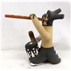 Image 2 : Native American Jemez Pottery Flute Player