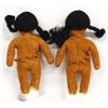 Image 2 : 2 Native American Suede Leather Dolls