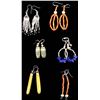 Image 2 : 13 Pairs Native American Earrings, Some Sterling