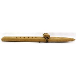 Native American Navajo Cedar Wood Drone Flute