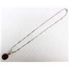 Image 2 : Carnelian Sterling Silver Necklace