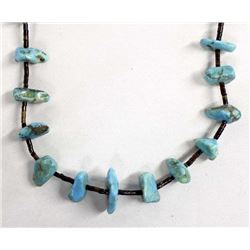 Santo Domingo Turquoise Nugget & Heishi Necklace