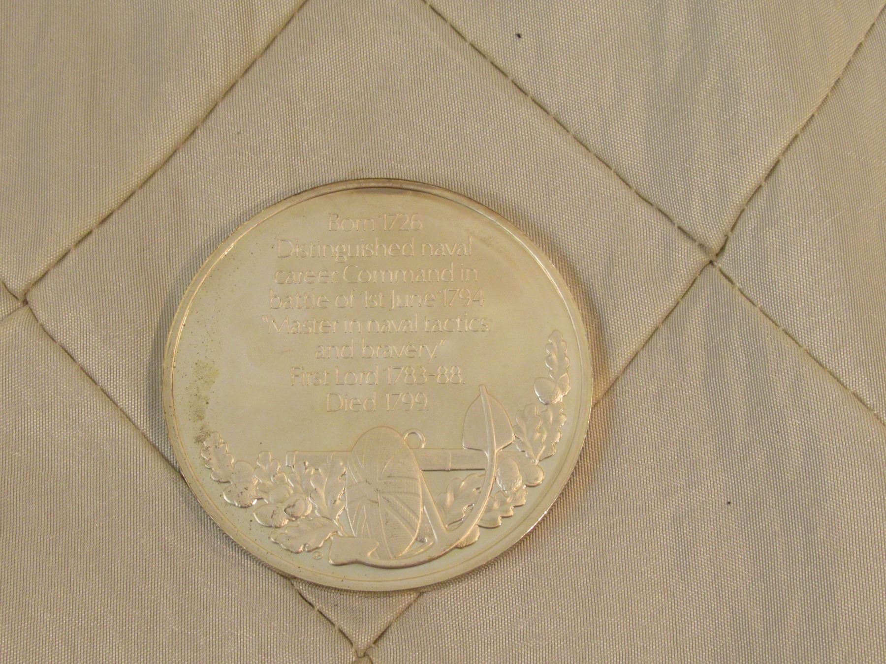 The Mountbatten Medallic History Of Great Britain And The Sea 38 Grams