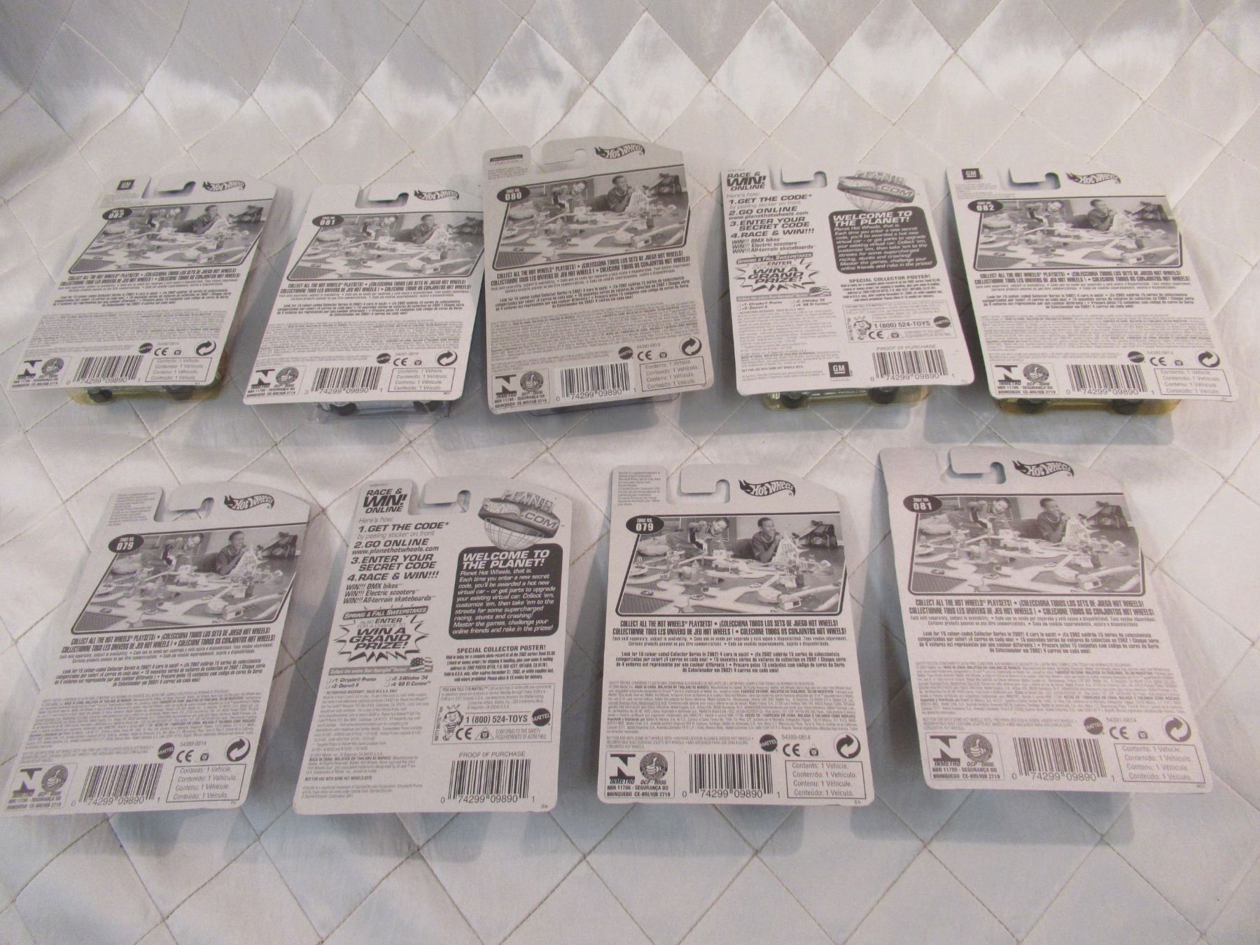 9 Hot Wheels American Flag