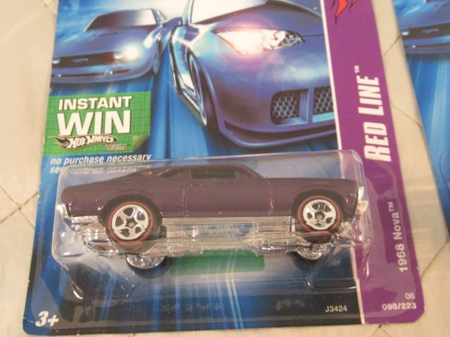 Lot De 5 Hot Wheels Red Line - Séries Avec Variations De Cartes - 2007 - VHTF