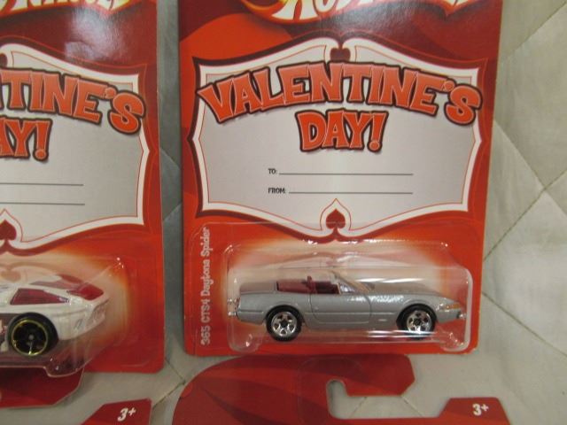 4 Hot Wheels Valentine's Day