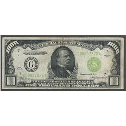 1934 $1000 Federal Reserve Note Chicago