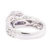 Image 3 : 1.91 ctw Sapphire And Diamond Ring - 18KT White Gold