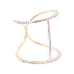 0.19 ctw Diamond Ring - 14KT Rose Gold