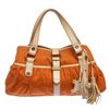 Image 1 : Celine Orange Canvas Leather Shoulder Bag