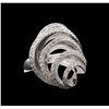 Image 1 : 1.11 ctw Diamond Ring - 14KT White Gold