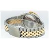 Image 4 : Rolex Mens 2 Tone 14K Lugs MOP Emerlads & Diamond 36MM Datejust