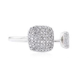 0.31 ctw Diamond Ring - 14KT White Gold