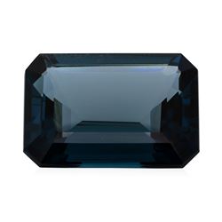 29.74 ct. Natural Emerald Cut London Blue Topaz