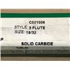 Image 2 : (2) PTD C021006 3 FLUTE 19/32 SOLID CARBIDE END MILL