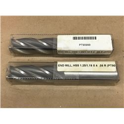 (2) TECHNICUT PT90999 ENDMILL