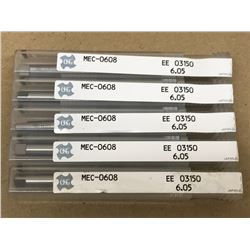 (5) OSG MEC-0608 EE 03150 6.05 END MILL