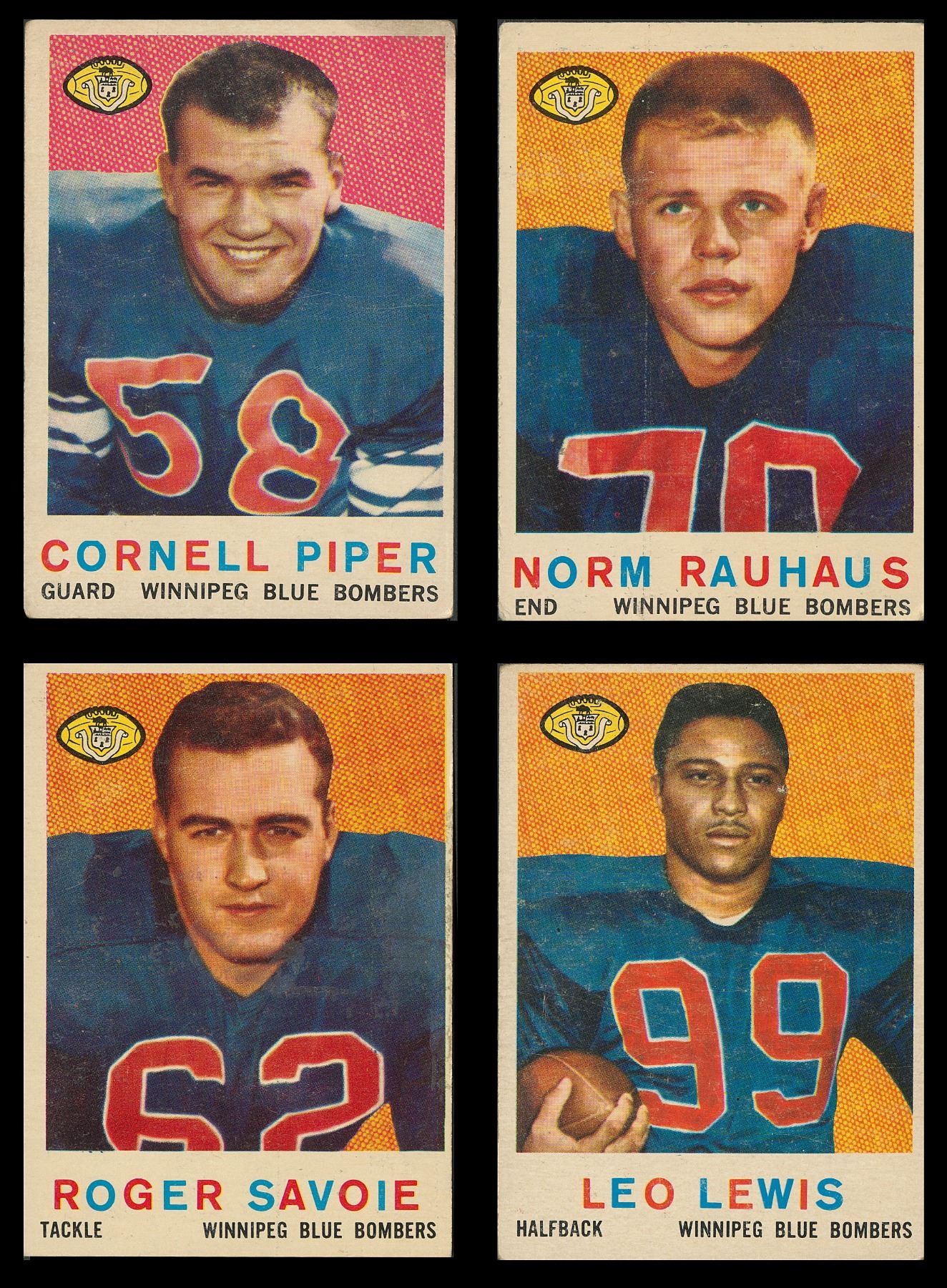 1959 Topps CFL Near Set (79/88)