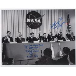 Scott Carpenter and Wally Schirra Signed Photograph