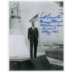 Scott Carpenter Signed Photograph