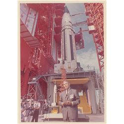 John F. Kennedy Trip: Wernher von Braun Original Photograph