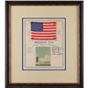 Image 2 : Apollo 7 Flown Flag with Crew-signed Certificate