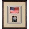 Image 2 : Apollo 8 Flown Flag with Crew-signed Certificate