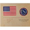 Image 1 : Apollo 9 Flown Flag and Patch with Crew-signed Certificate