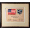 Image 2 : Apollo 10 Flown Flag and Patch with Crew-signed Certificate