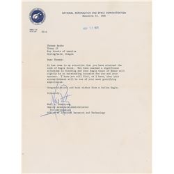 Neil Armstrong Typed Letter Signed