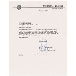 Neil Armstrong Typed Letter Signed