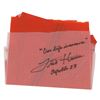 Image 1 : Fred Haise Signed Parachute Fabric