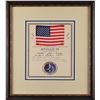 Image 2 : Apollo 14 Flown Flag with Crew-signed Certificate