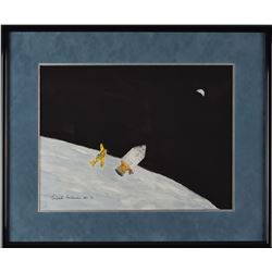 Charlie Duke Signed Canvas Print