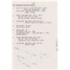 Image 2 : Gene Cernan Apollo 17 Flown Checklist Page