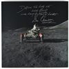 Image 1 : Gene Cernan Signed Canvas Print