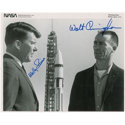 Wally Schirra and Walt Cunningham Signed Photograph