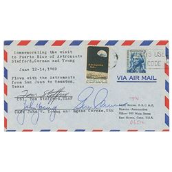 Apollo 10 Signed Air Mail Cover