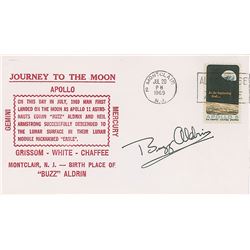 Buzz Aldrin Signed 'Journey to the Moon' Cover