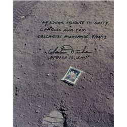 Charlie Duke Signed Photograph