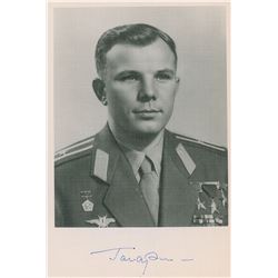 Yuri Gagarin Signed Photograph