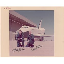 Fred Haise and Gordon Fullerton Signed Photograph