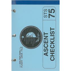 Jeff Hoffman's STS-75 Flown Ascent Checklist